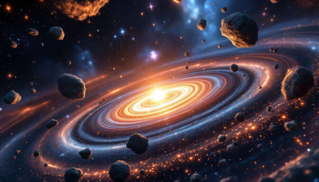 Debris disk gallery shows tell-tale signs of asteroids and comets in distant solar systems