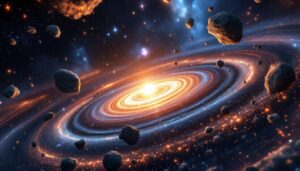Debris disk gallery shows tell-tale signs of asteroids and comets in distant solar systems