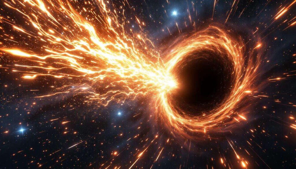 Black hole ejects matter at 20% light speed in sun-like magnetic event