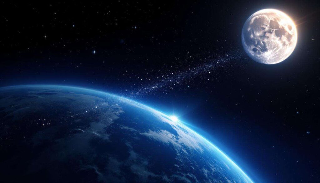Good news for lunar bases? Earth's atmosphere leaks all the way out to the moon